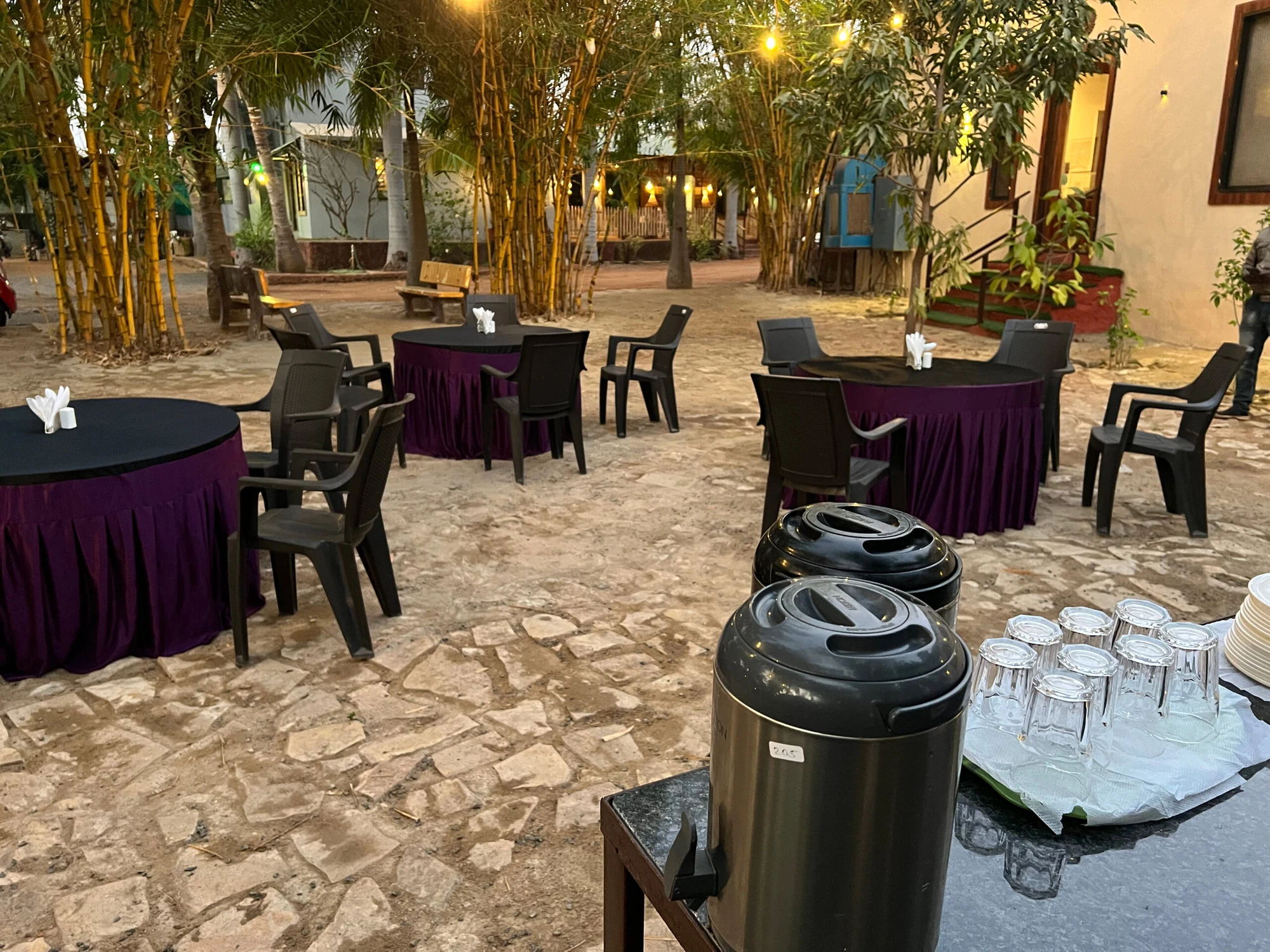 Dining area at Tadoba Tiger Valley Resort